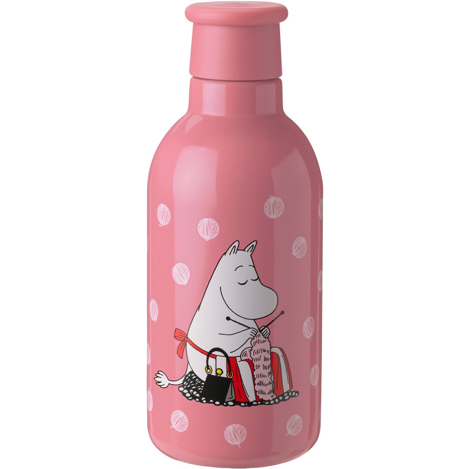 Rig-tig Rig-tig Drink-It Termoflaske 0,5 liter, Moomin knitting ❤ produktfoto (Moomin)