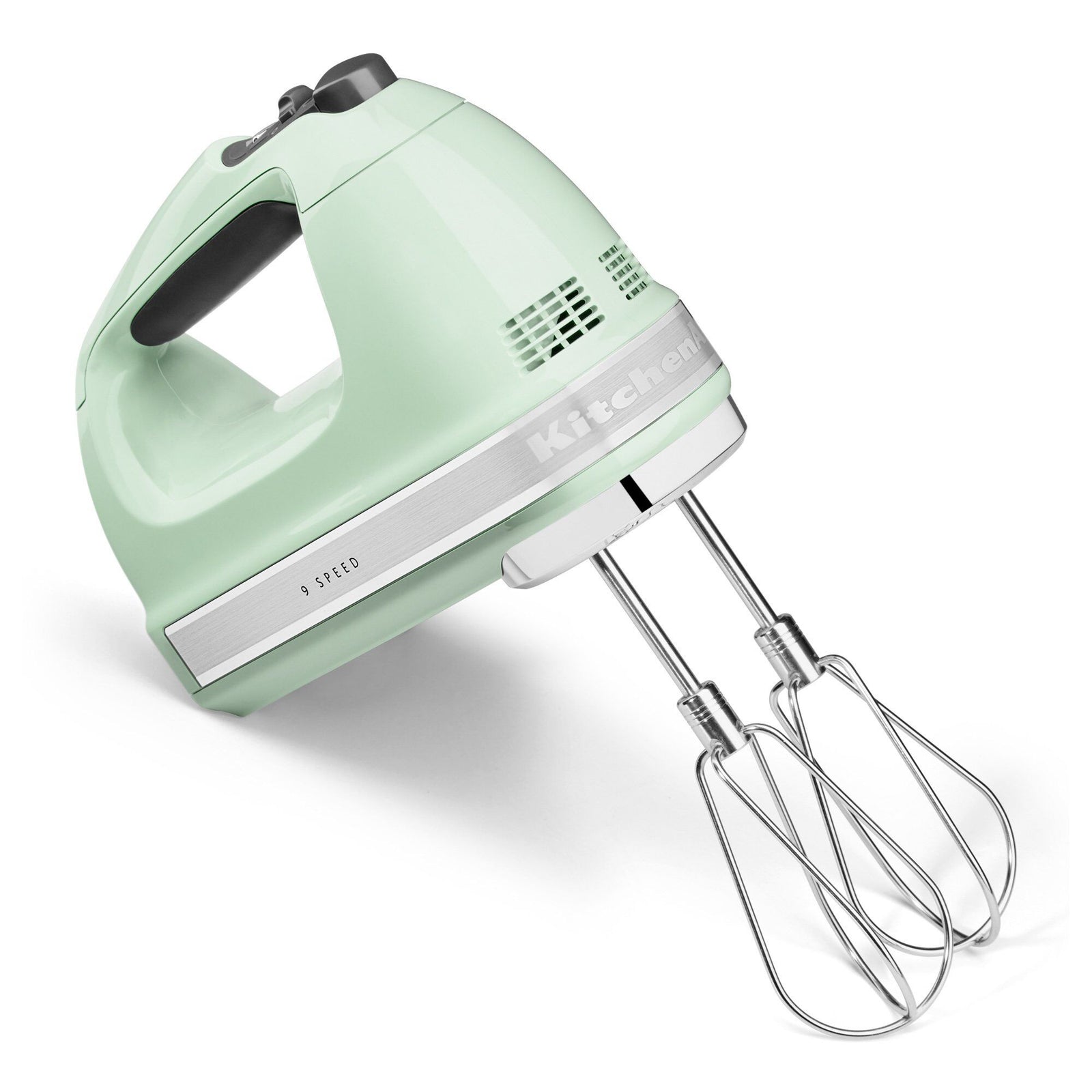Kitchenaid Kitchenaid 5KHM9212EPT 9-speed håndmixer, pistachio – vinkelbillede (Håndmixere)