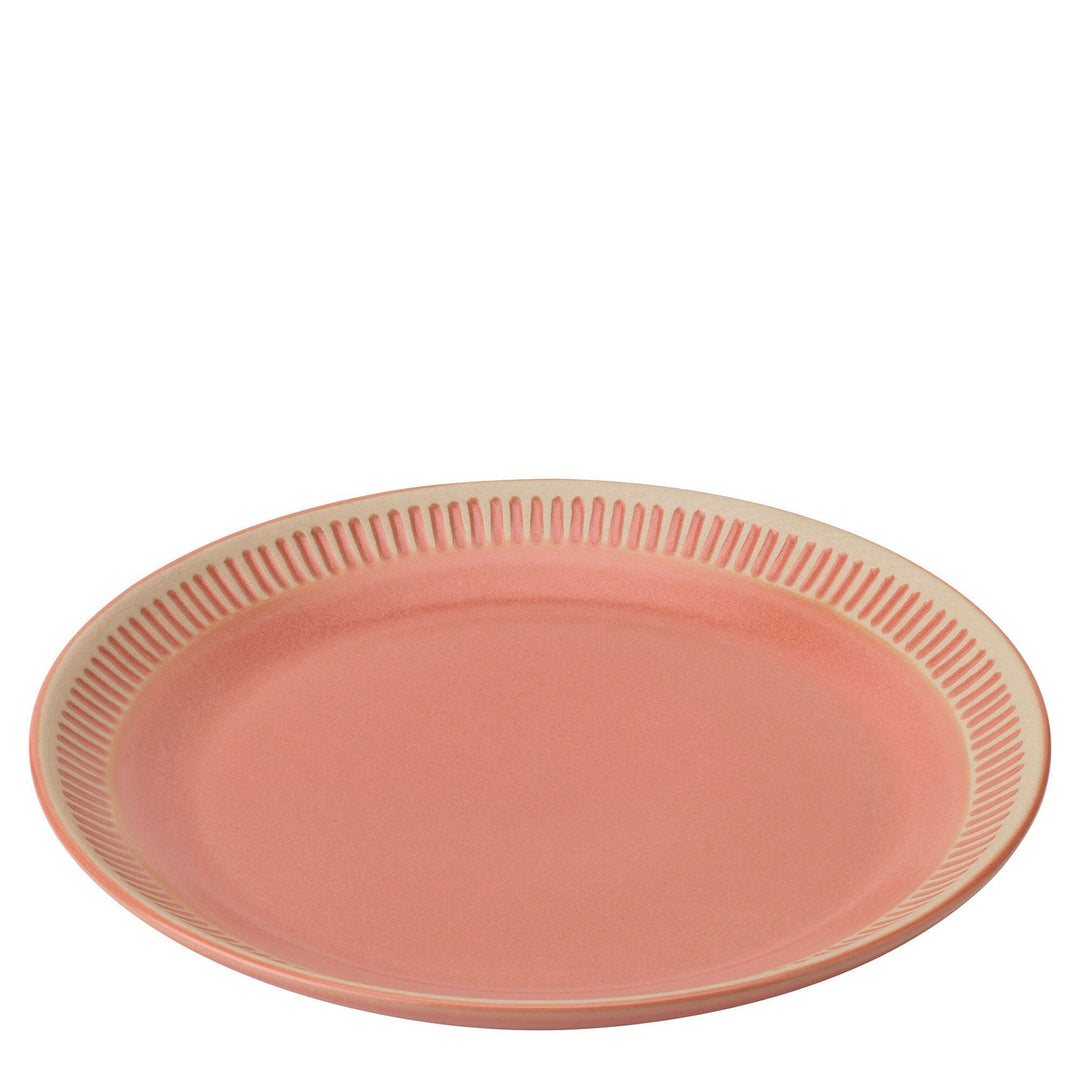 Knabstrup Knabstrup Colorit tallerken 19 cm, coral – billede i brug (Tallerkener)