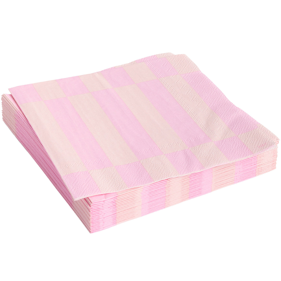 Hay HAY Pattern frokostservietter Light Pink Rose 20 stk. ❤ billede i brug (Serviet)