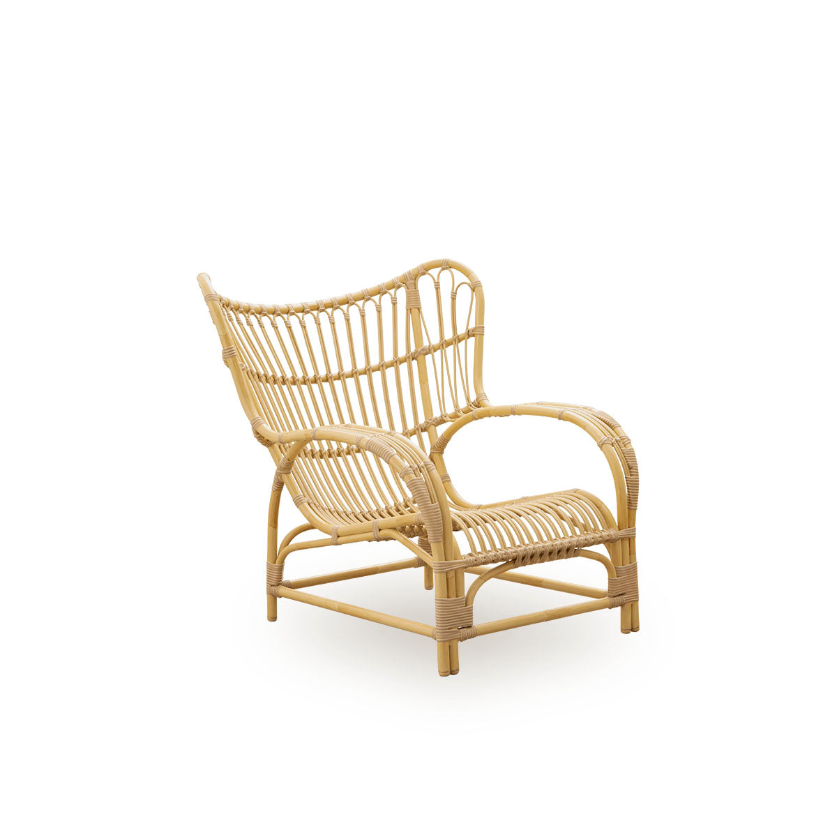 Produktbillede af SIKA DESIGN TEDDY LOUNGESTOL ALU/NATUR 88 i premium kvalitet