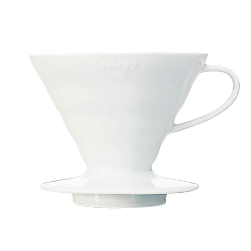 Produktbillede af V60 Keramisk Colour 02 Dripper Hvid på tilbud i premium kvalitet
