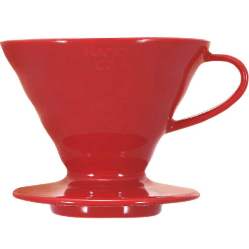 Produktbillede af V60 Kaffedripper 02 Keramik / Rød Hario på tilbud i premium kvalitet