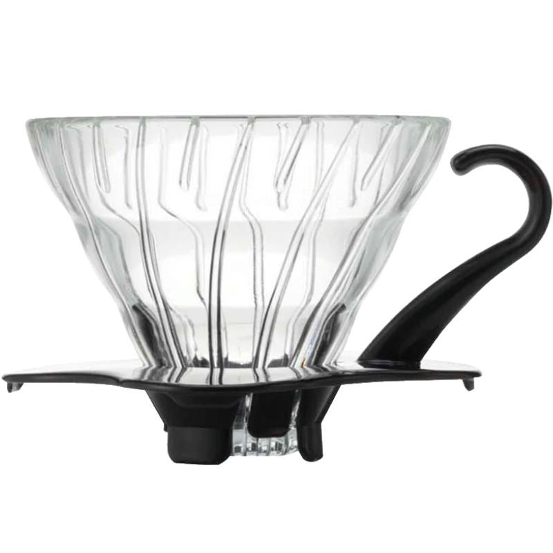 Produktbillede af V60 Glasdripper 01 / Sort Hario på tilbud i premium kvalitet