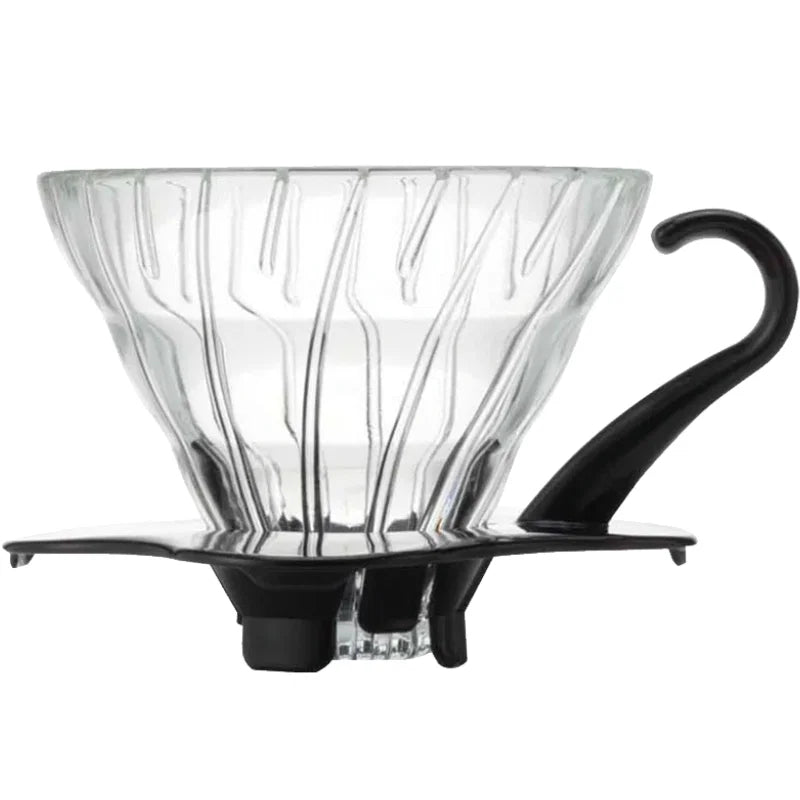 V60 Glasdripper 01 / Sort Hario