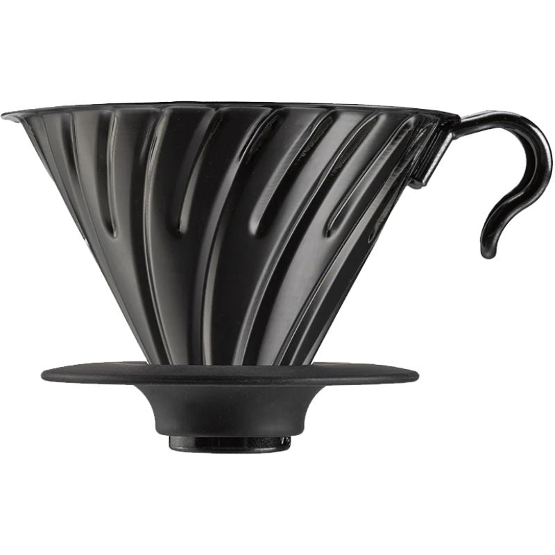 Produktbillede af V60 Metal Dripper / Mat Sort Hario på tilbud i premium kvalitet
