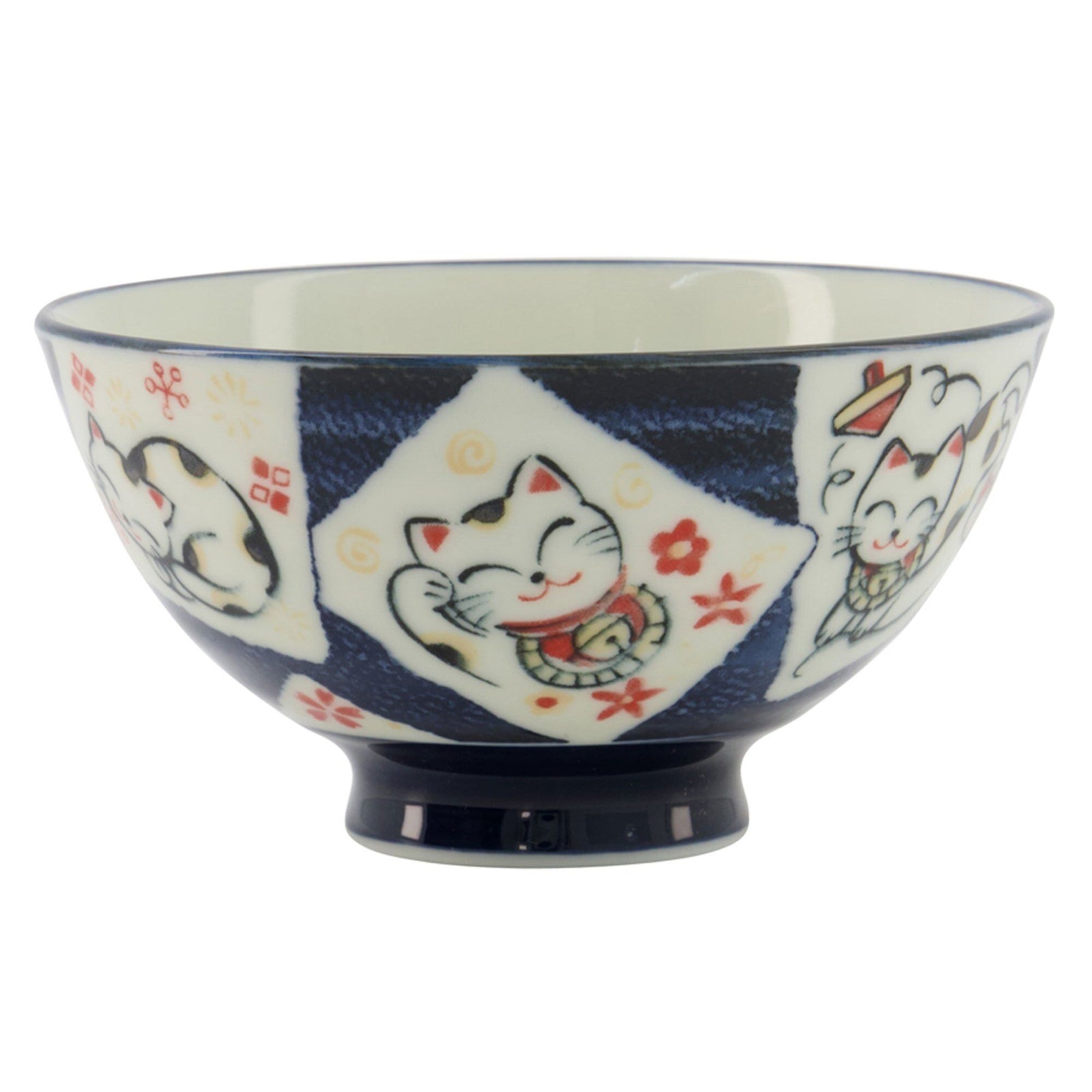 Tokyo design studio Tokyo design studio Kawaii skål 11 cm, cat blue – produktbillede (Skål)