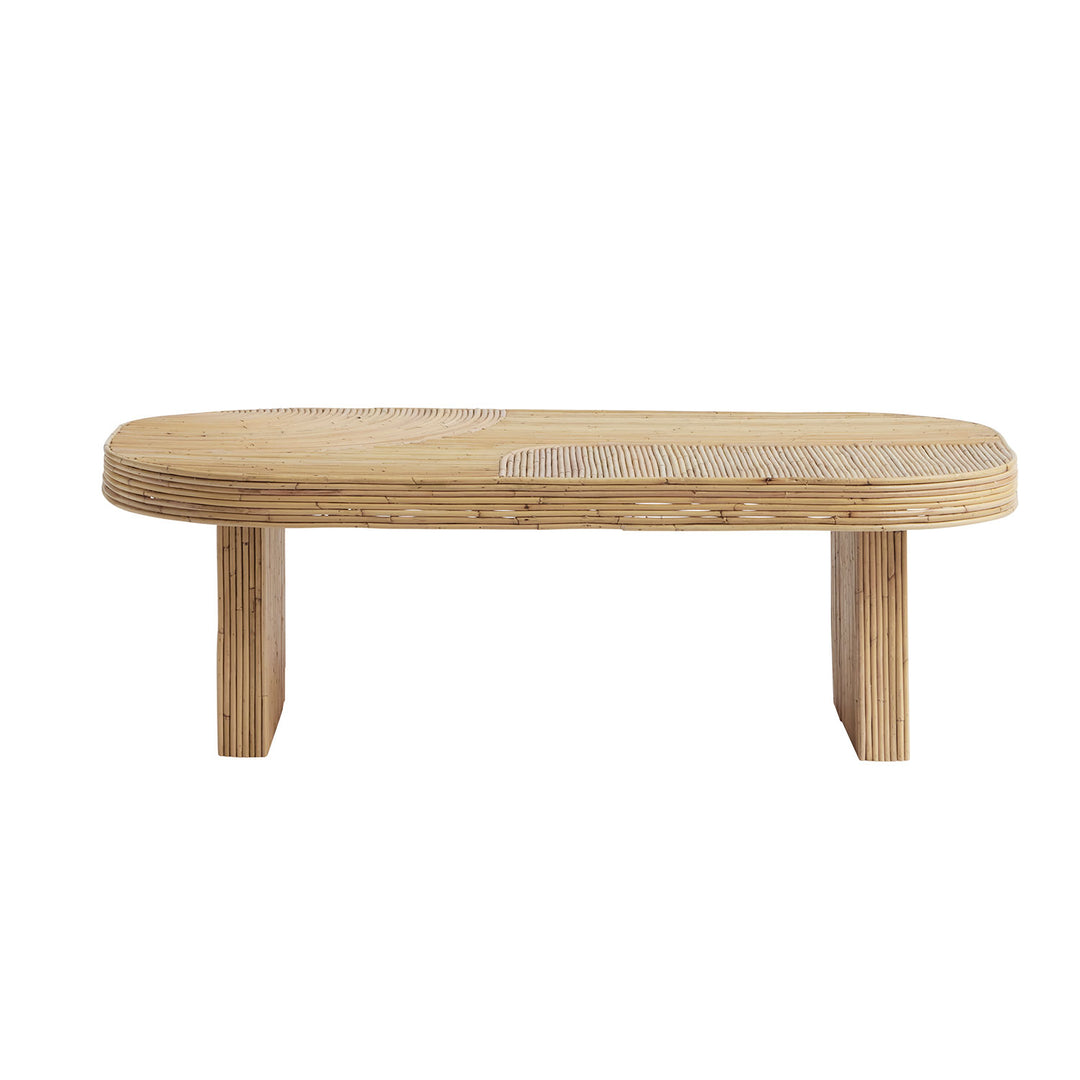 Produktbillede af TINE K HOME SOFABORD RATTAN NATUR 120 i premium kvalitet