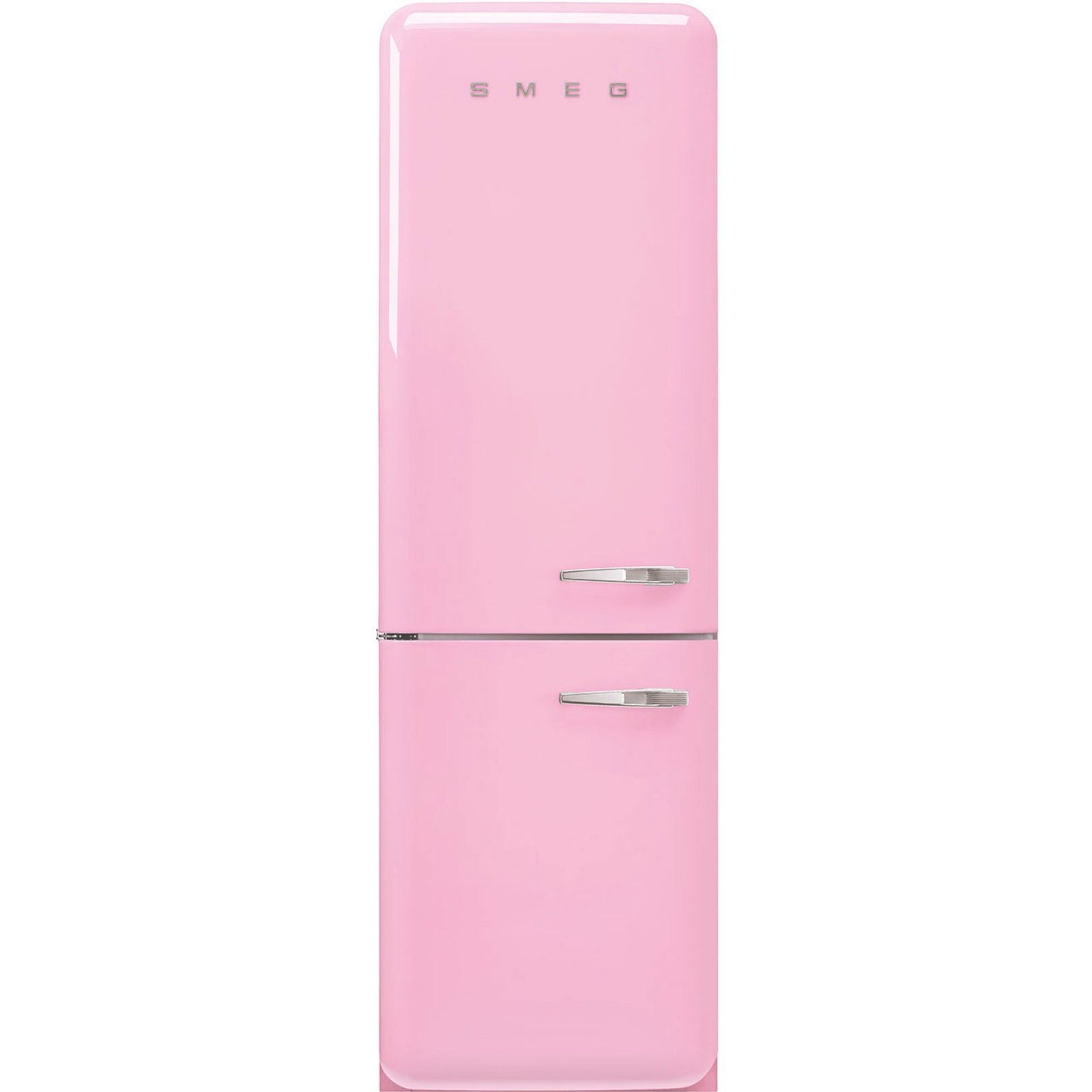 Smeg Smeg FAB32LPK6 Køleskab/Fryser 197cm Venstrehængt Pink – produktbillede (Køle- /frysekabe)