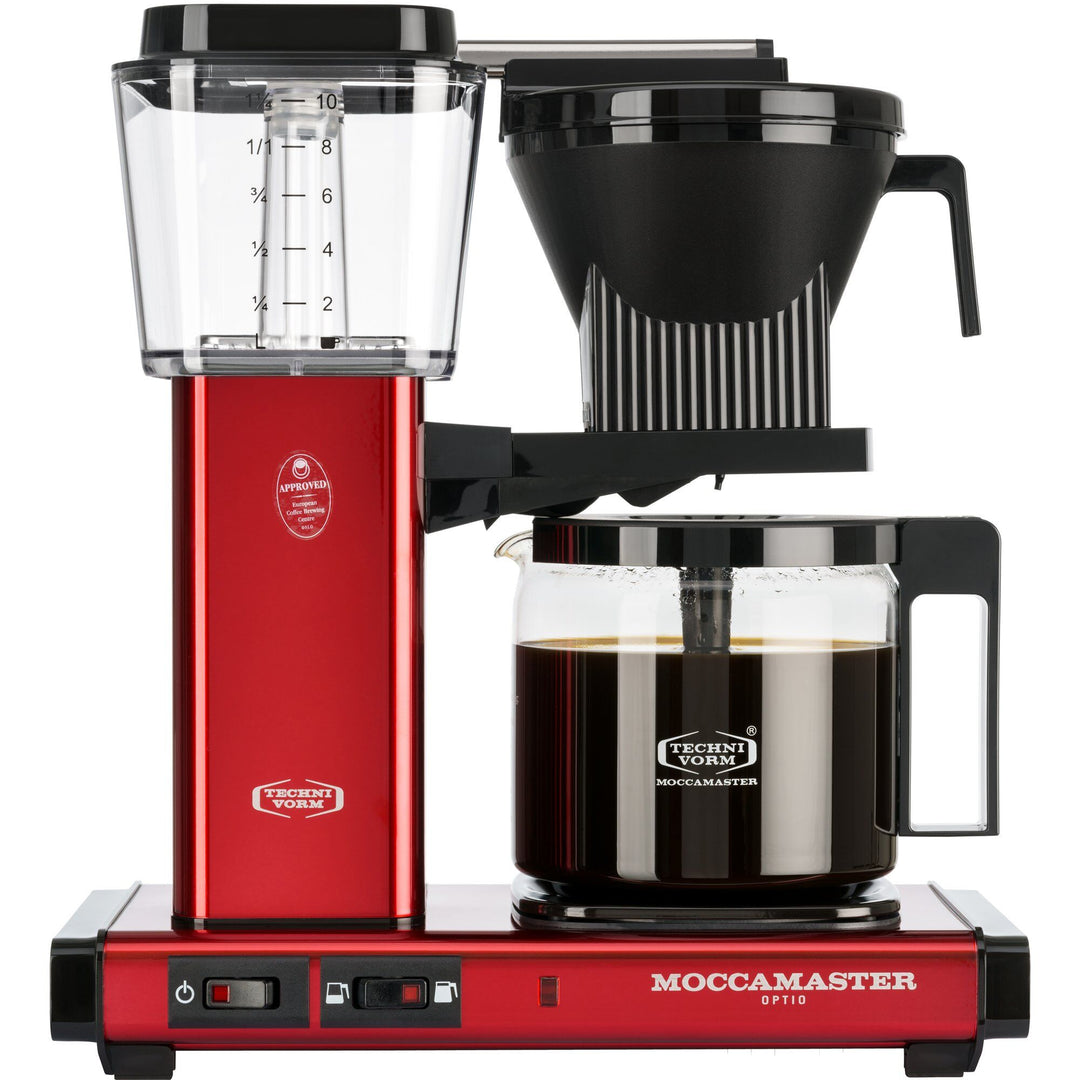 Moccamaster Moccamaster Optio kaffemaskine 1,25 liter, Red Metallic – vinkelbillede (Kaffemaskiner)