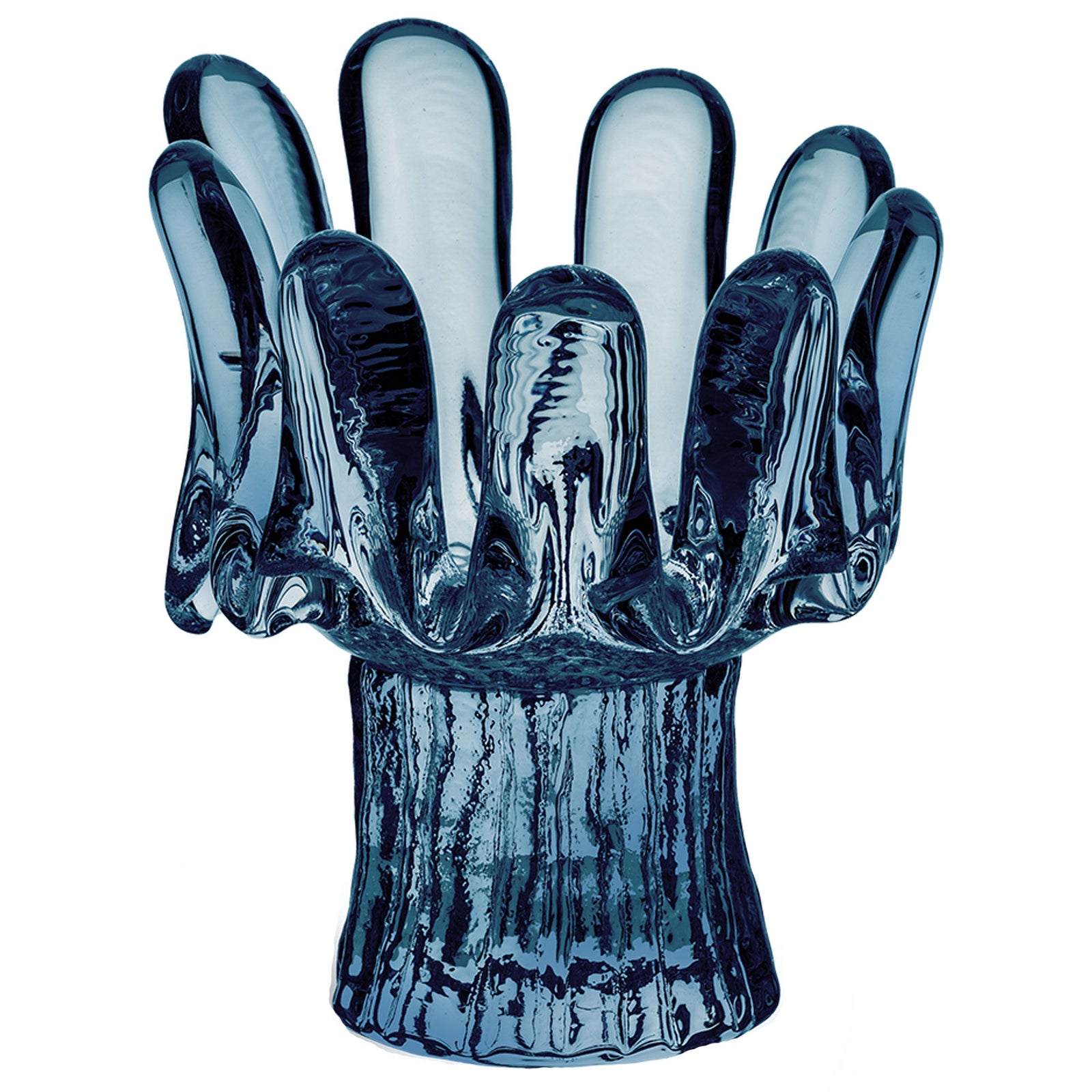 Kosta boda Kosta Boda Sunflower lysestage 115 mm, genbrugsglas ❤ vinkelbillede (Lysestager)