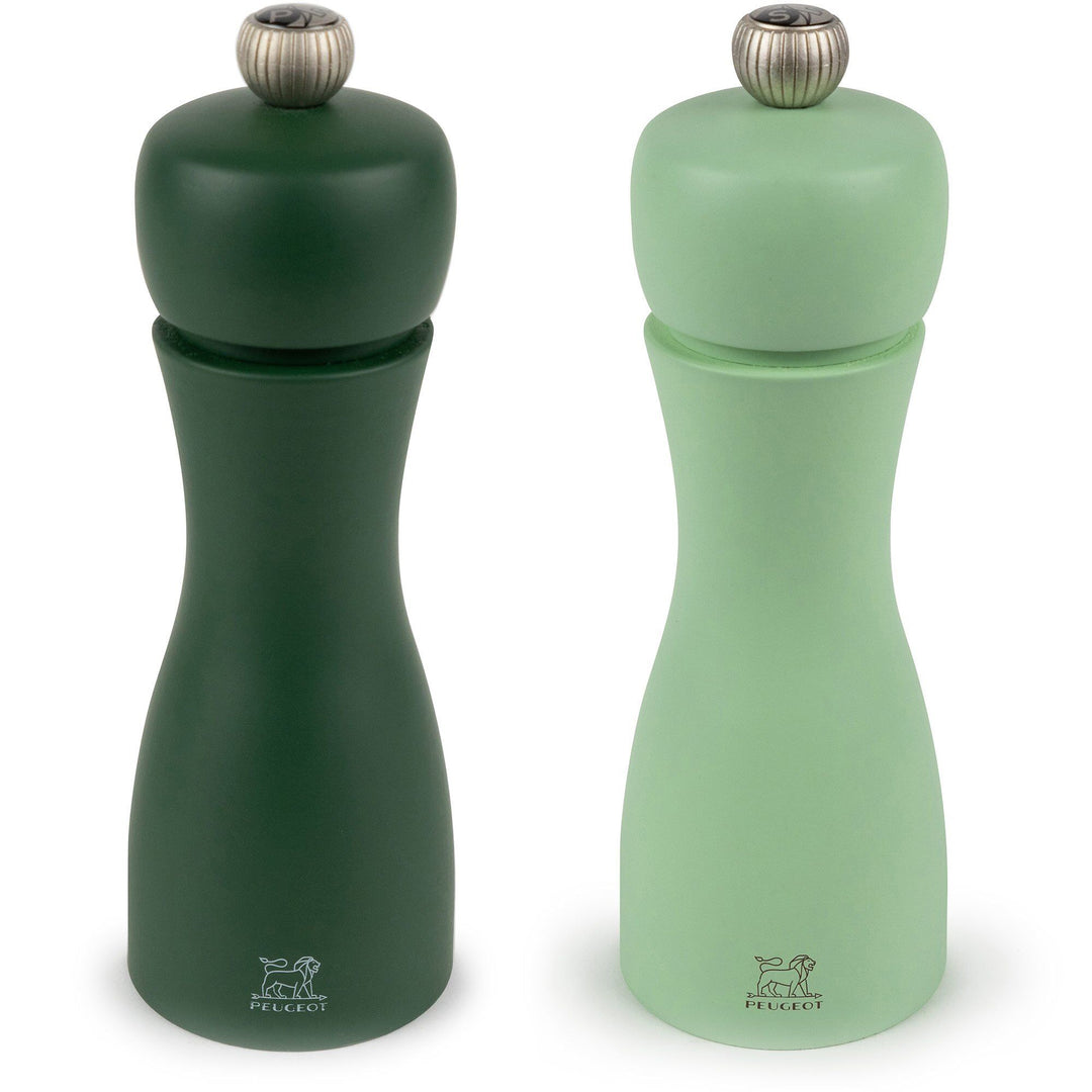 Peugeot Peugeot Tahiti salt- och pebersæt 15 cm, moss & mint – billede i brug (Salt/peberkværn)