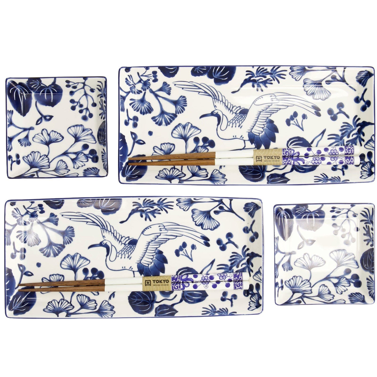 Tokyo design studio Tokyo design studio Flora Japonica Sushi gavesæt ❤ produktbillede (Skåle)