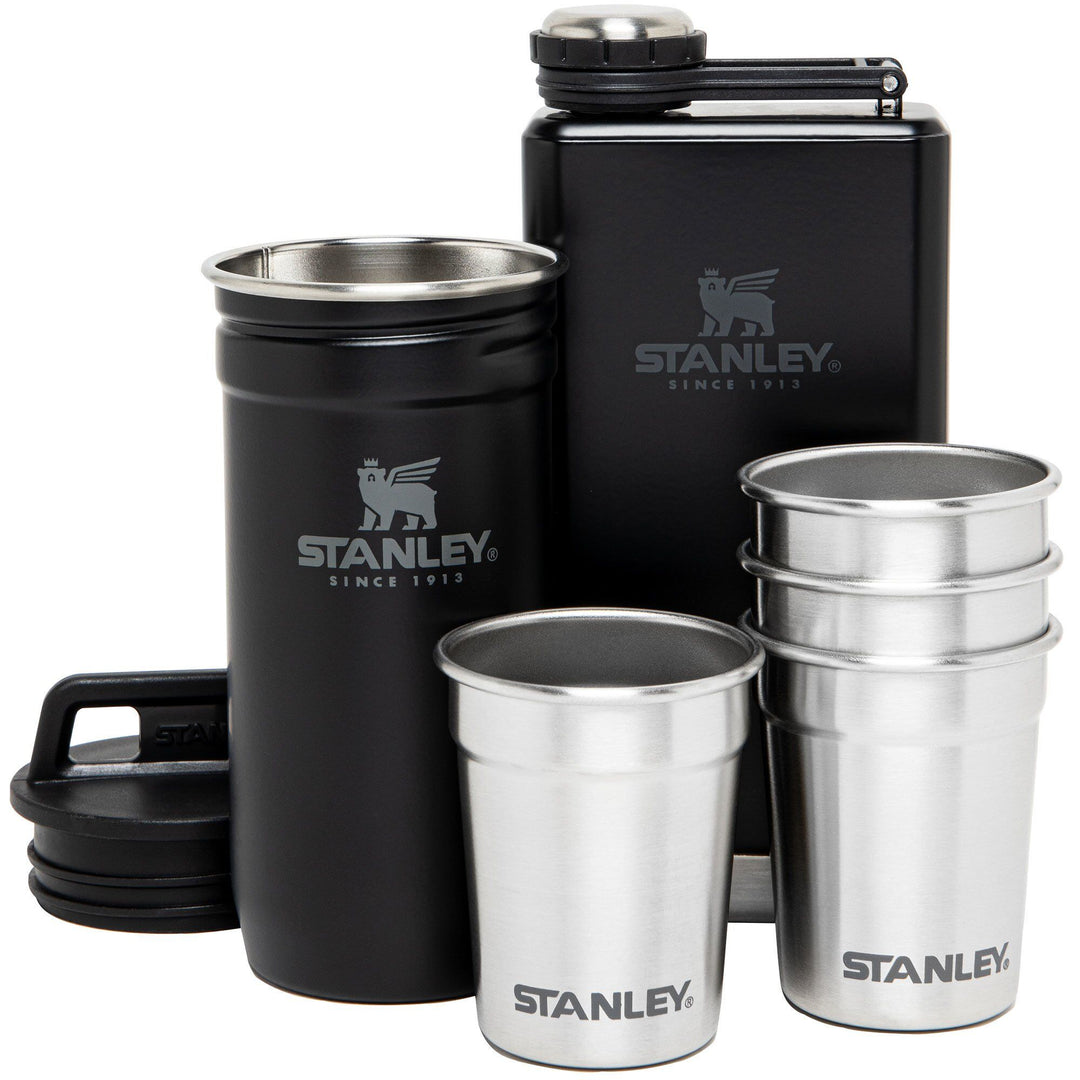 Stanley Stanley The Pre-Party Shotglass + flask set, sort ❤ detaljebillede (Drinksæt)