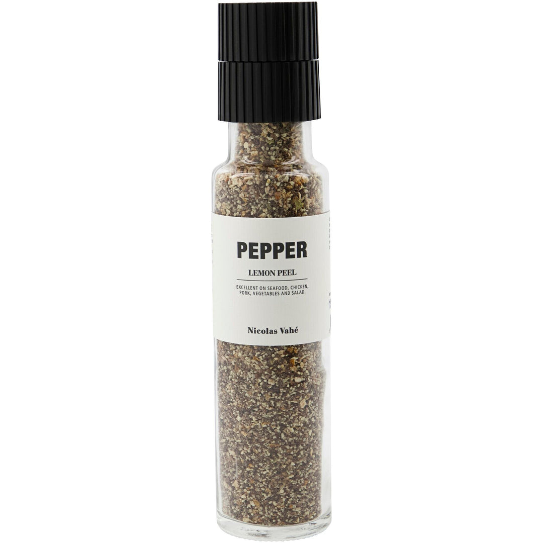 Se Nicolas vahé Lemon Peel Pepper 150 g ✔ Stort online udvalg i Nicolas vahé - Køb online på udsalg og tilbud lige nu ✔ Meget billig fragt og hurtig levering: 1 - 2 hverdage - Varenummer: KTCH-68277 og barcode / Ean: 5707644487611 på lager - Udsalg på Hjem og madlavning, Køkkengrej Spar op til 63% - Over 1124 kendte brands på udsalg