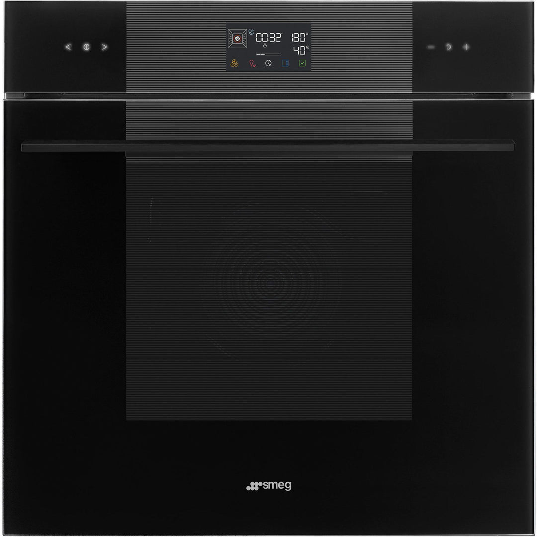 Smeg Smeg SOP6102S2P indbygningsovn, 68 liter, sort – produktbillede (Kombinationsovn)