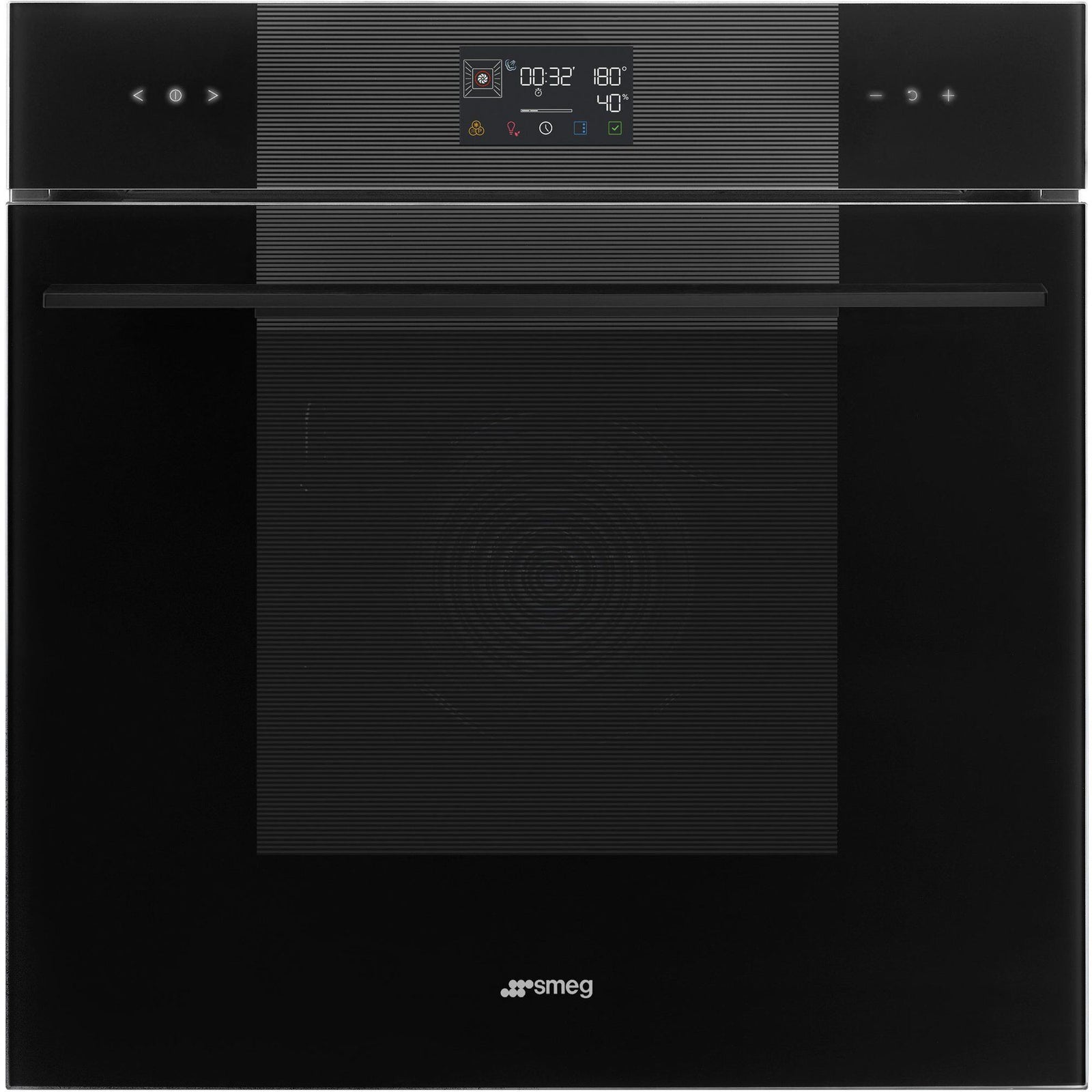 Smeg Smeg SOP6102S2P indbygningsovn, 68 liter, sort – produktbillede (Kombinationsovn)