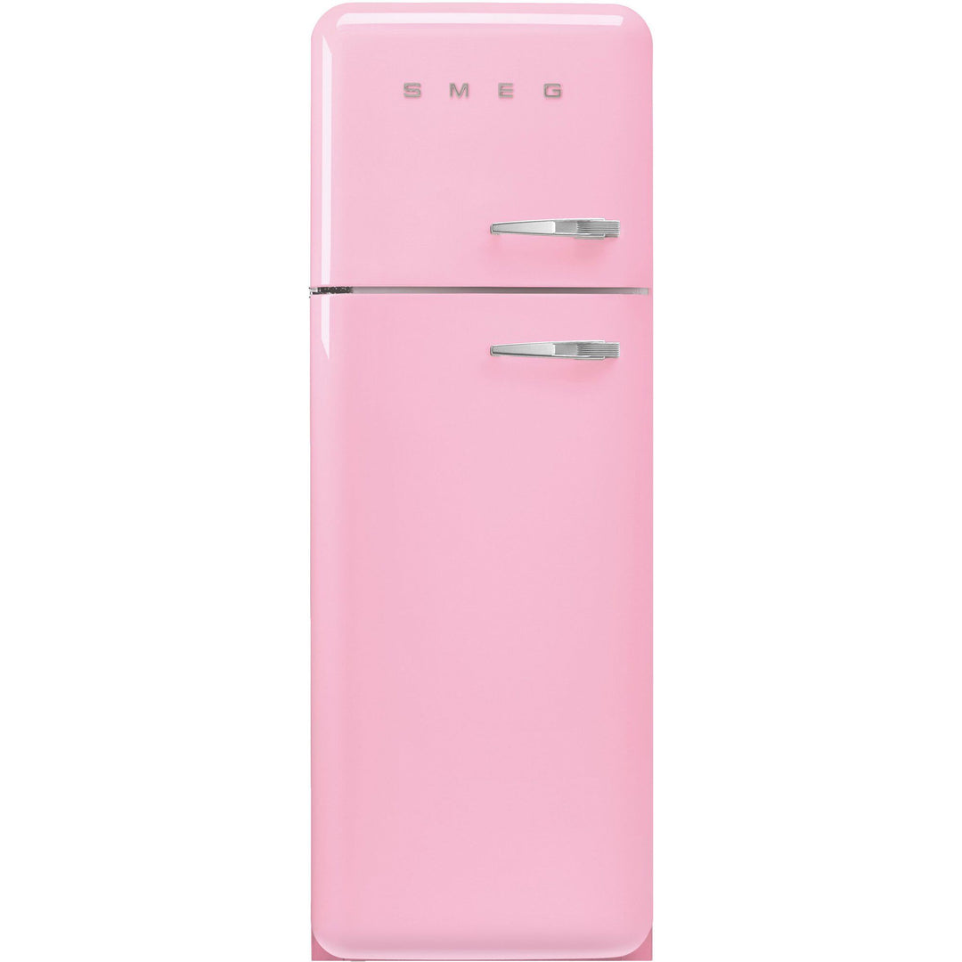 Smeg Smeg FAB30LPK6 Køl/Frys 172cm Venstrehængt Rosa – frontbillede (Køle- /frysekabe)