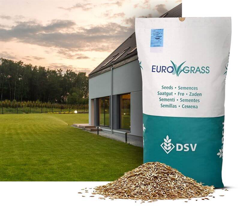 Produktbillede af DSV Villa Turf græsfrø 10 kg på tilbud i høj kvalitet
