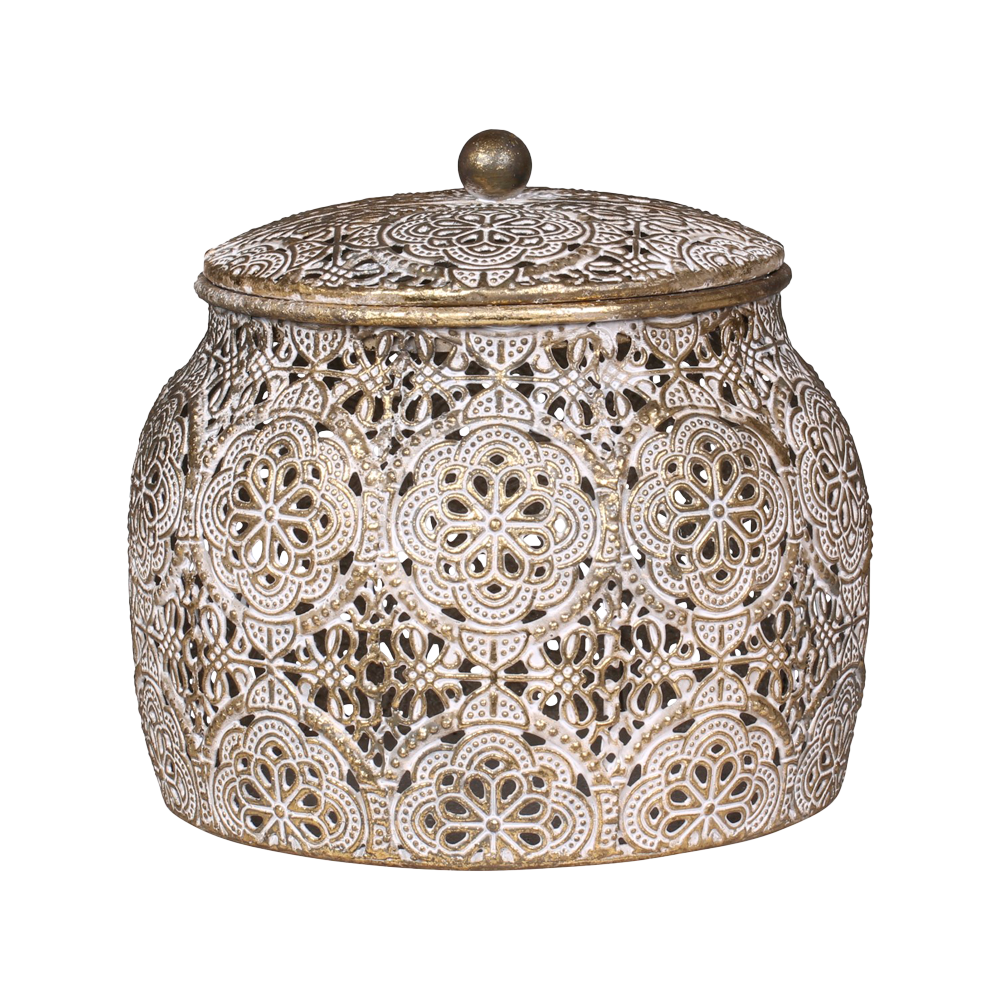 Produktbillede af Metalsæske m. låg på tilbud i høj kvalitet