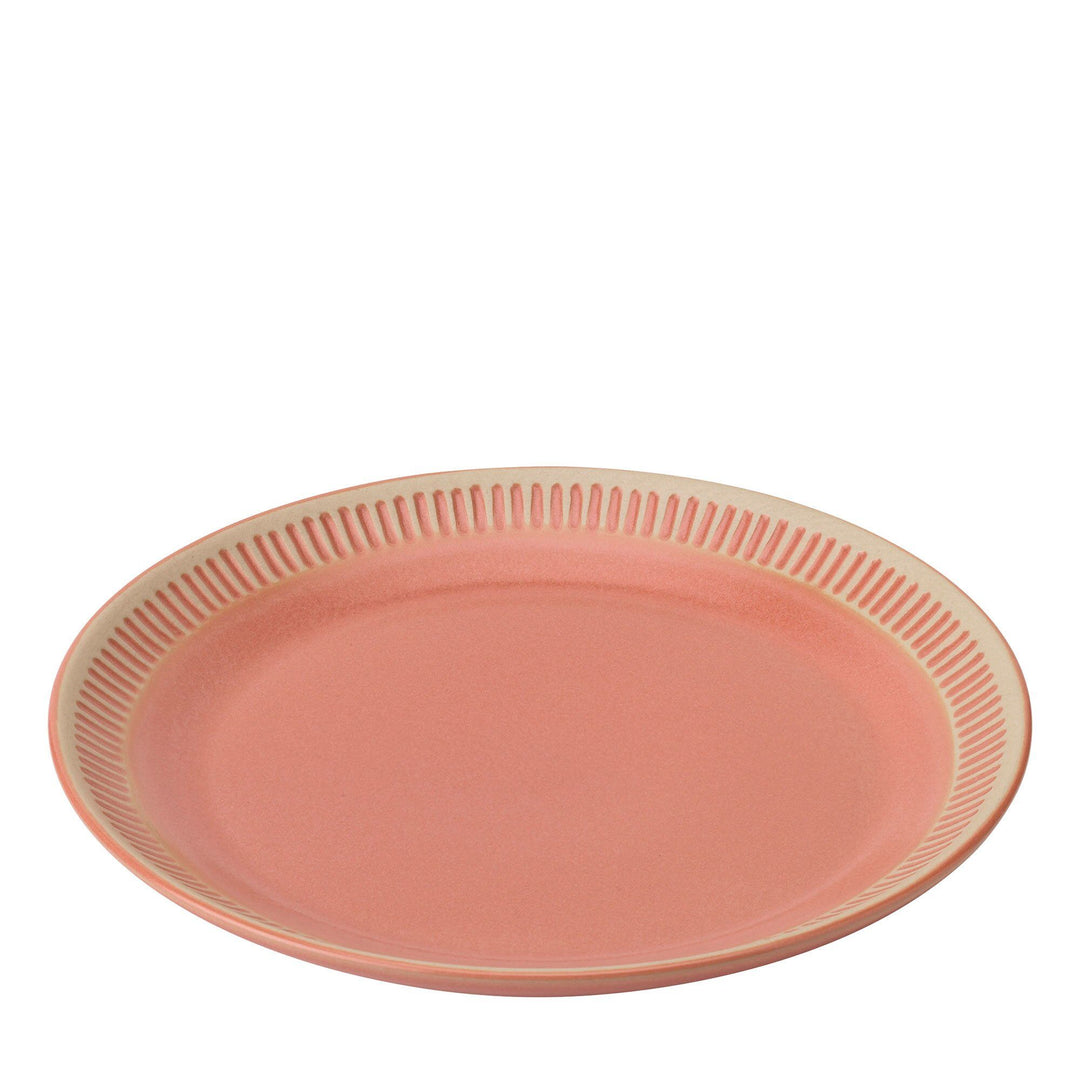 Knabstrup Knabstrup Colorit tallerkener 22 cm, coral ❤ frontbillede (Tallerkensæt)