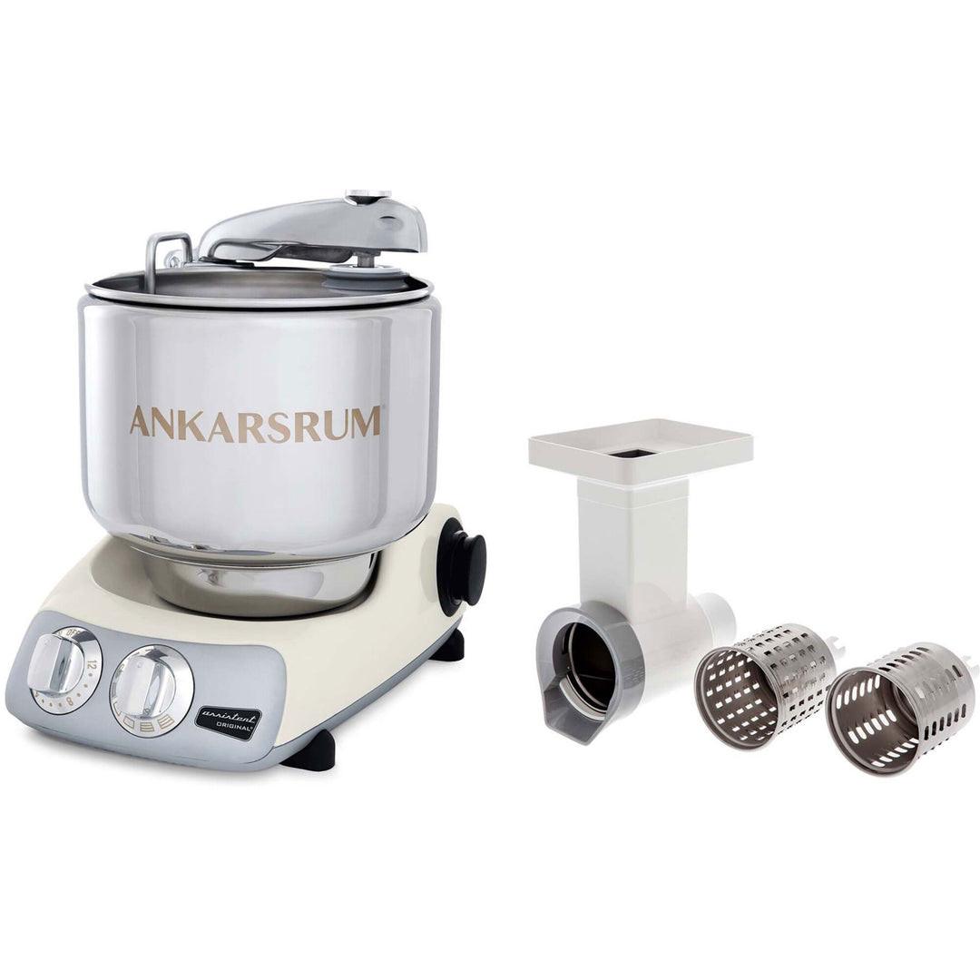 Ankarsrum Ankarsrum Assistent AKM 6230 røremaskine + grøntsagssnitter, lys creme ❤ detaljebillede (Røremaskiner)