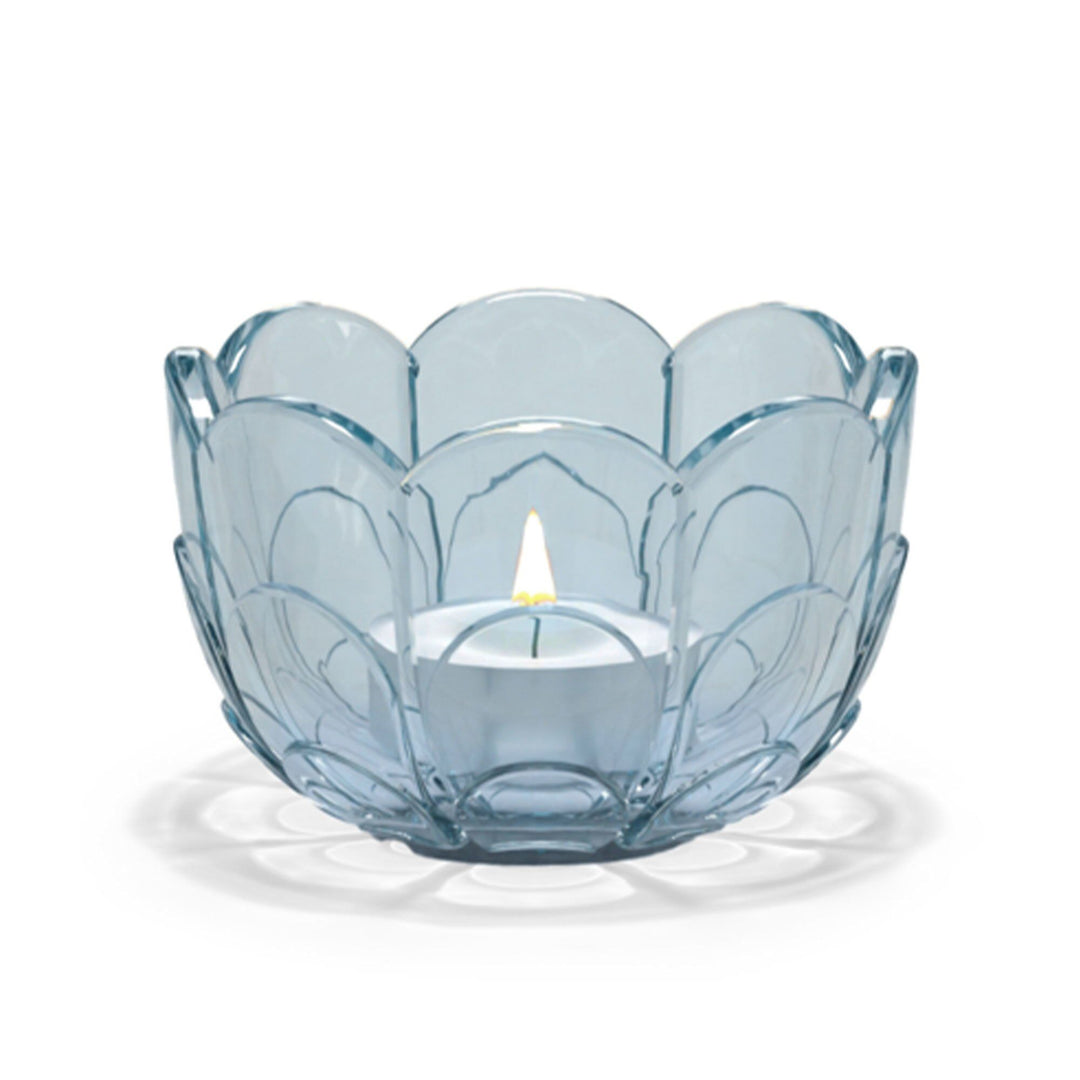 Holmegaard Holmegaard Lily fyrfadsstage 7 cm, blue iris – produktvisning (Lysestage)