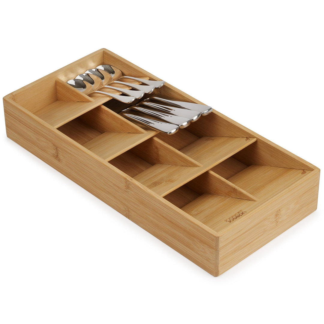 Joseph joseph Joseph joseph DrawerStore bestikbakke i niveauer, bambus – close-up (Bestik)