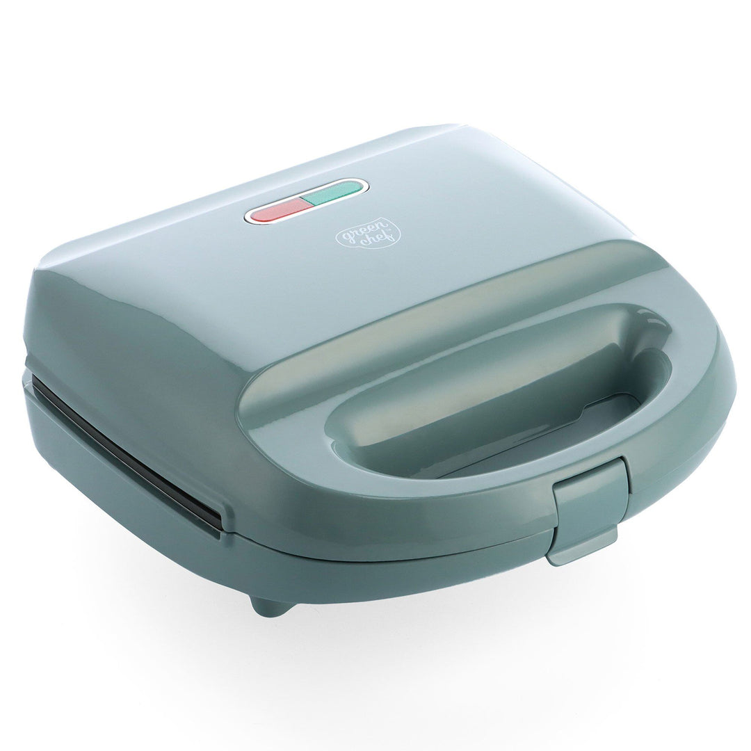 Greenchef Greenchef 3-i-1 sandwichgrill/vaffeljern, smokey blue – detaljebillede (Vaffeljern)