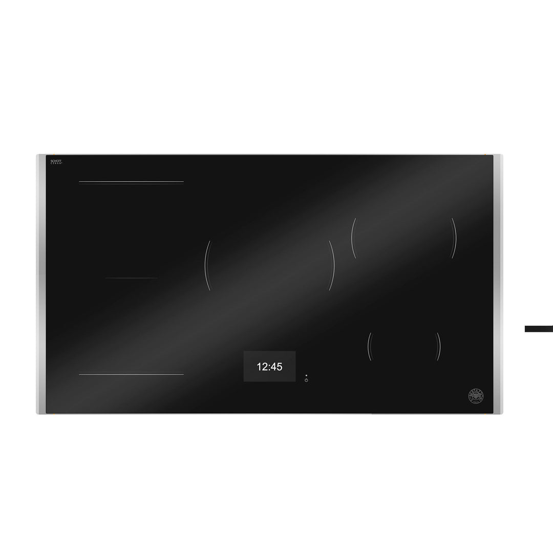 Bertazzoni Bertazzoni P905I1M37XT Super-Premium induktionskogeplade 90 cm med stålramme, 5 zoner ❤ produktfoto…