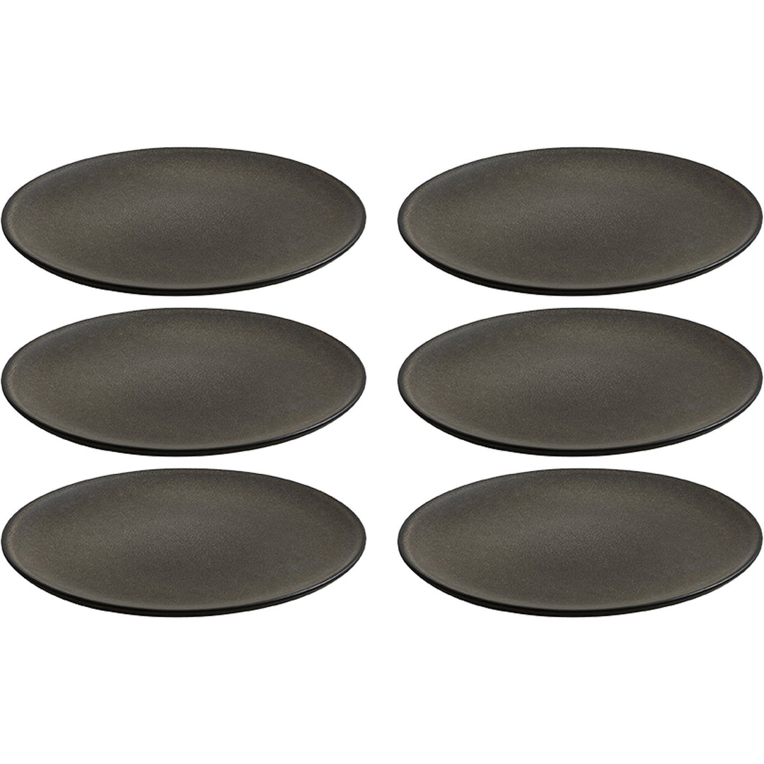 Aida Aida RAW desserttallerken, forest brown, 6 stk. ❤ produktbillede i kategorien Desserttallerken