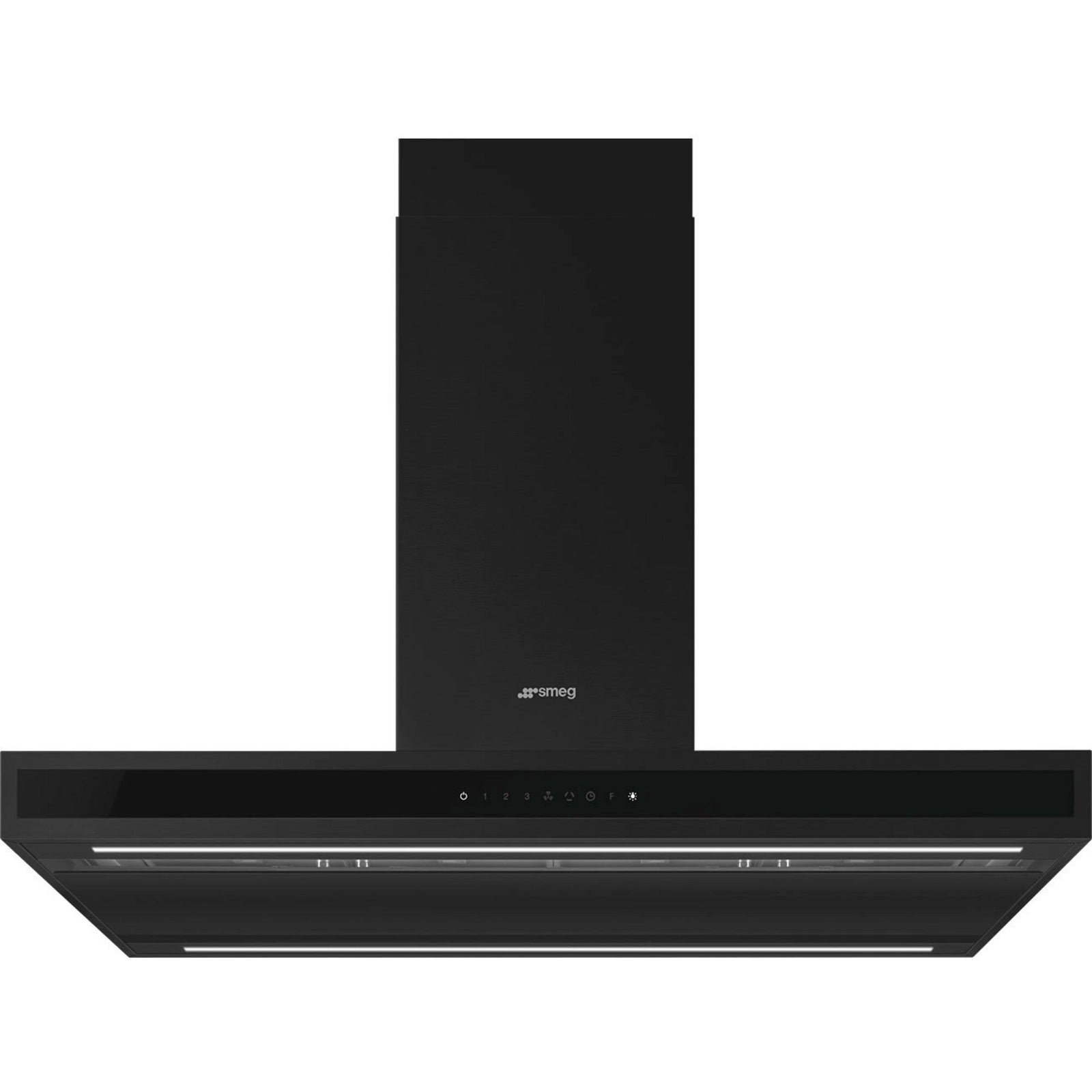 Smeg Smeg KLTI9L4MB frithængende emhætte 90 cm, matsort ❤ produktfoto i kategorien Emhætter