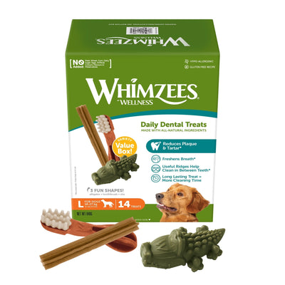 Whimzees - Hunde stænger str. L, 14 stk, 840 g, box ❤ Kæmpe udvalg i Whimzees ❤ Billig fragt og hurtig levering 2 - 5 hverdage - Varenummer: BGH-47763587531082 / Ean: '8718627754993 på lager - Udsalg på Best selling products Spar op til 64% - Over 1312 kendte brands på udsalg