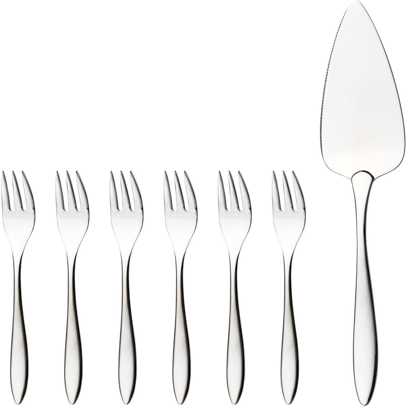 Hardanger bestikk Hardanger bestikk Maria kagesæt – frontbillede (Bestikssæt)