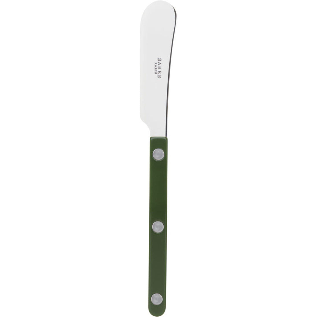 Sabre paris Sabre paris Bistrot Solid smørkniv 14 cm, grøn – produktbillede (Smørkniv)