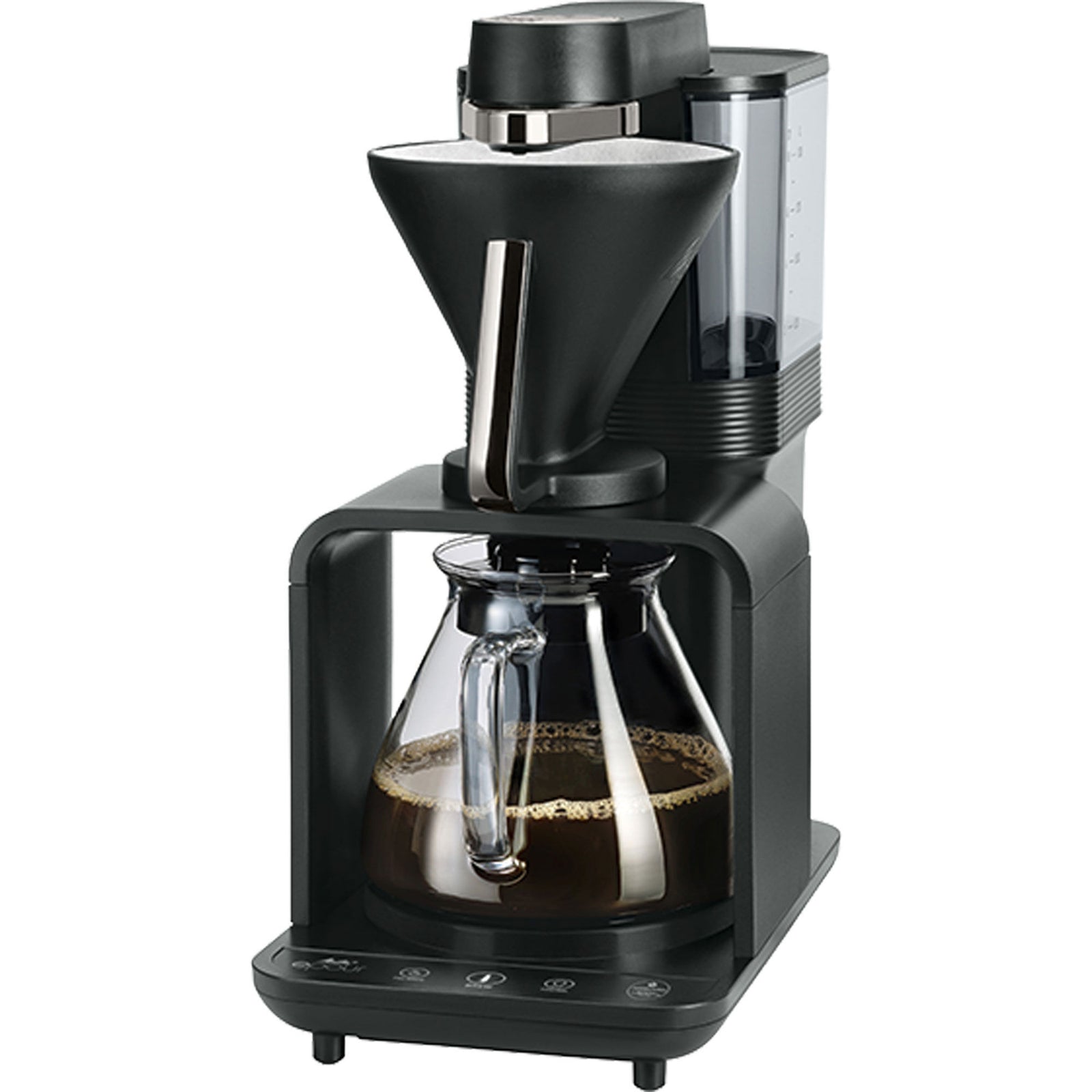 Melitta Melitta Epour Kaffemaskine, sort/krom – produktvisning (Kaffemaskiner)