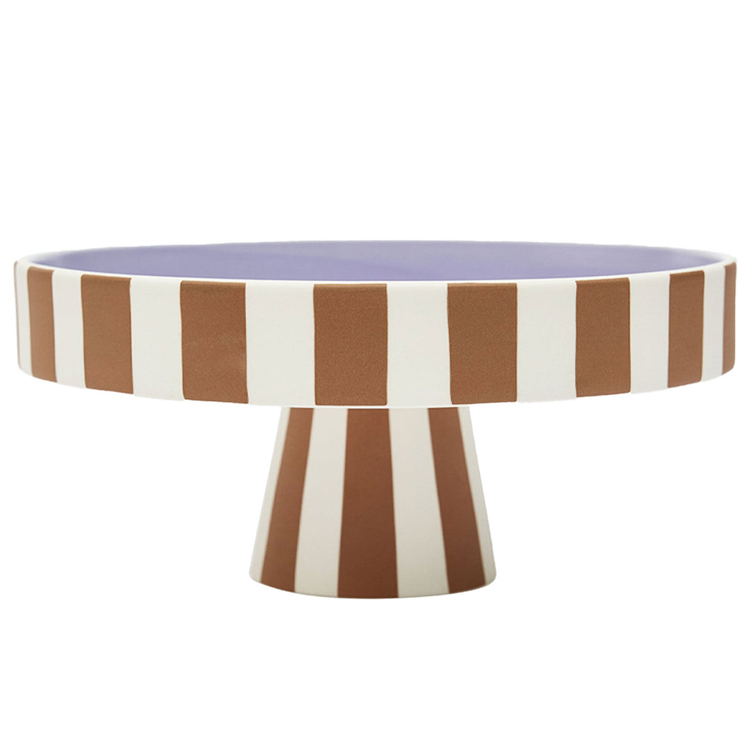 Oyoy living design Oyoy living design Toppu Serveringsfad 27 cm, karamel/lavendel – vinkelbillede (Tallerkener)