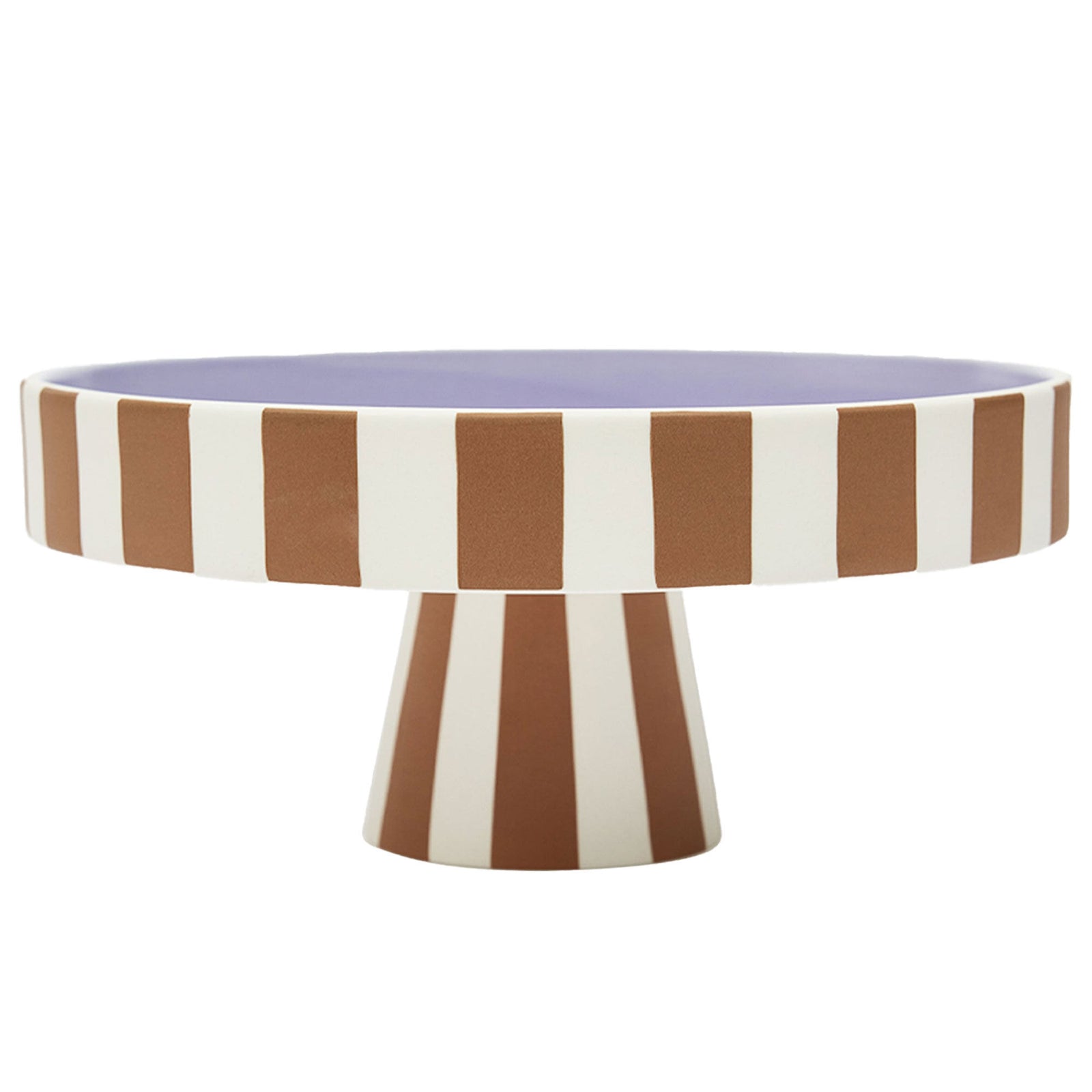 Oyoy living design Oyoy living design Toppu Serveringsfad 27 cm, karamel/lavendel – vinkelbillede (Tallerkener)