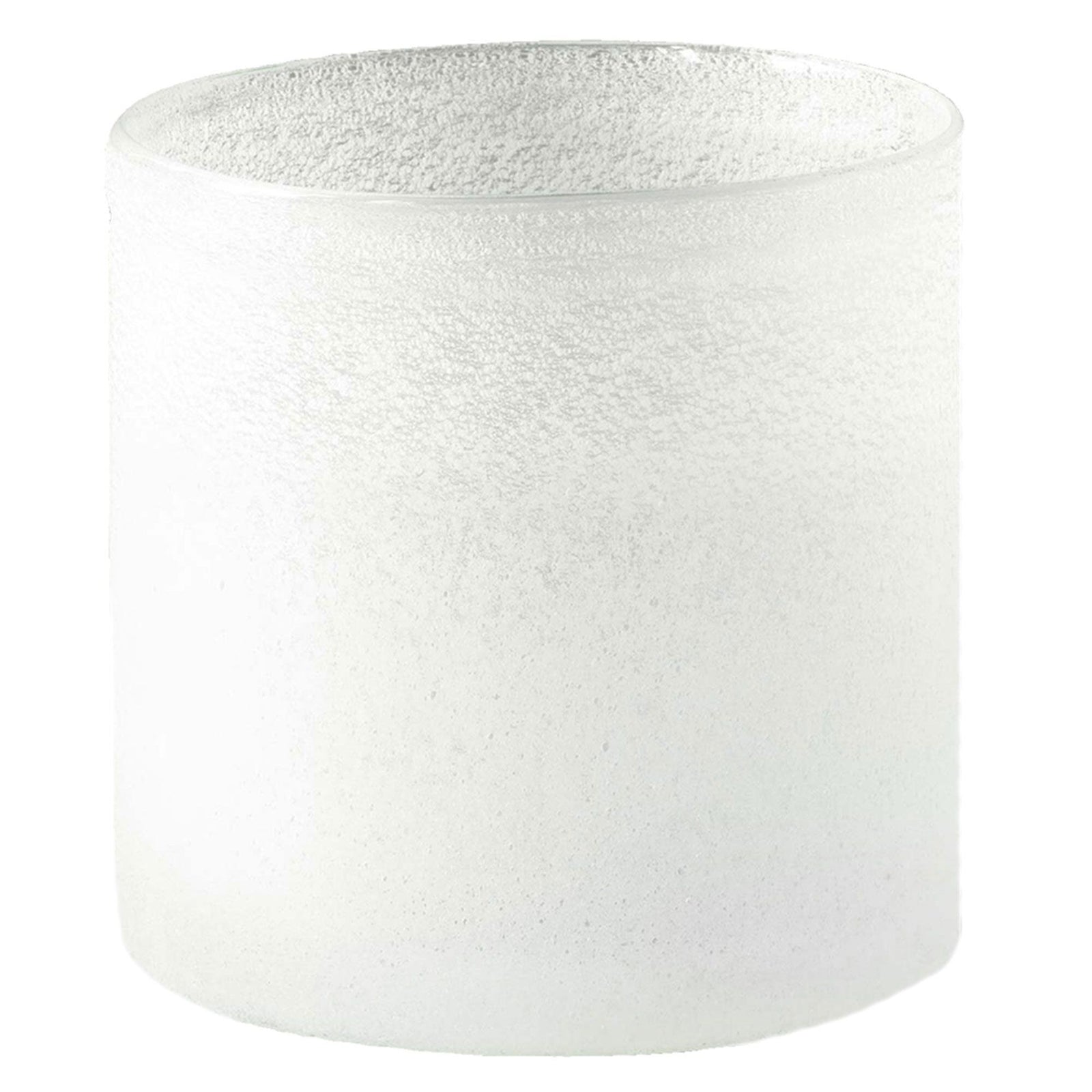 Tell me more Tell me more Frost fyrfadsstage, white, small – produktfoto (Lysestage)