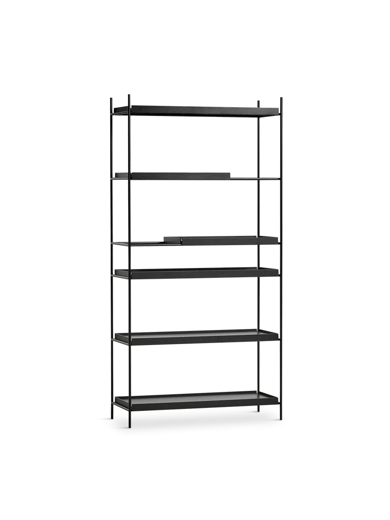 Produktbillede af WOUD TRAY REOL HØJ EG/SORT 201 i premium kvalitet