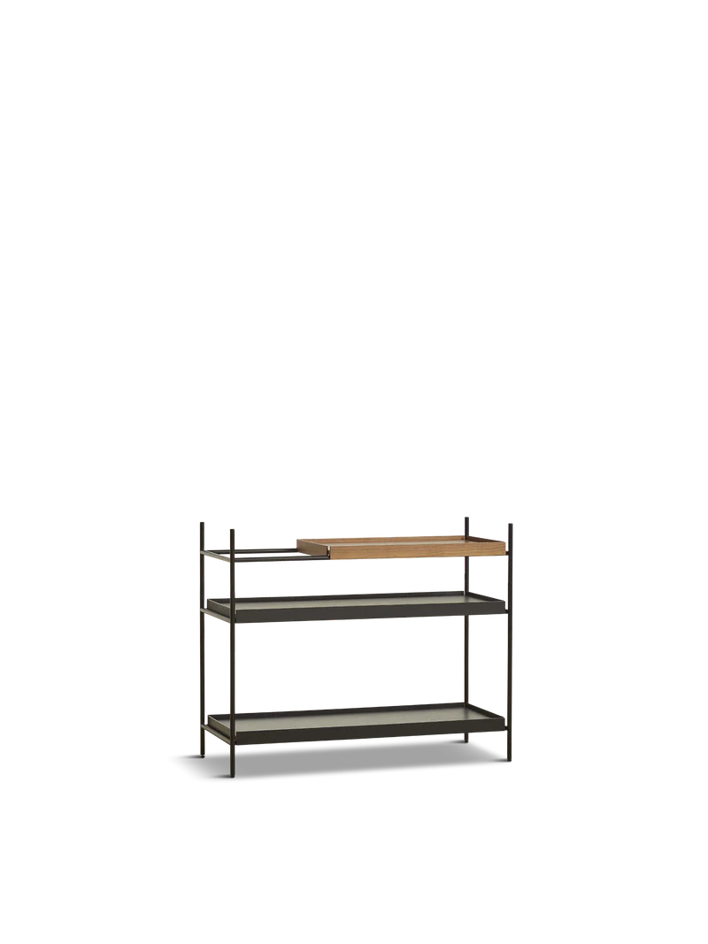 Produktbillede af WOUD TRAY REOL LAV VALNØD STYLE 7 100 i premium kvalitet