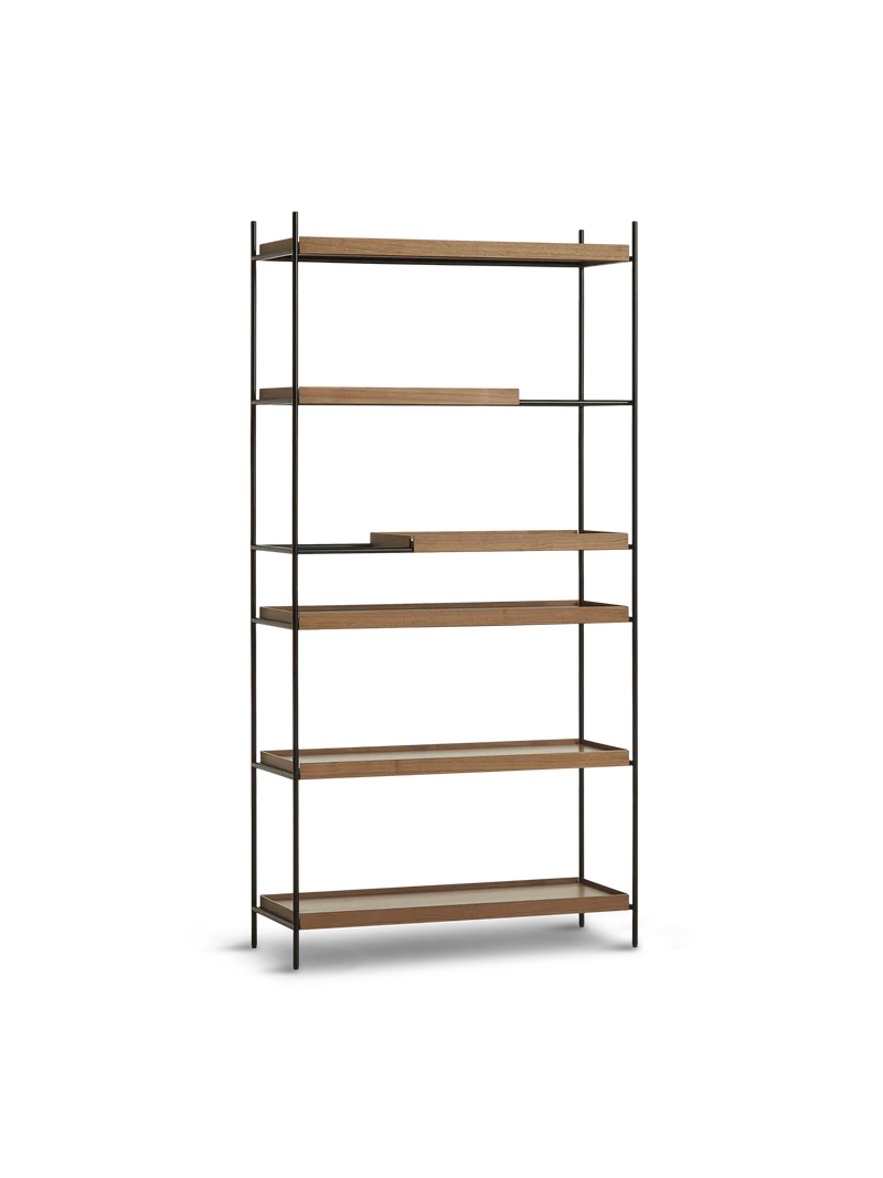 Produktbillede af WOUD TRAY REOL HØJ VALNØD STYLE 17 100 i premium kvalitet