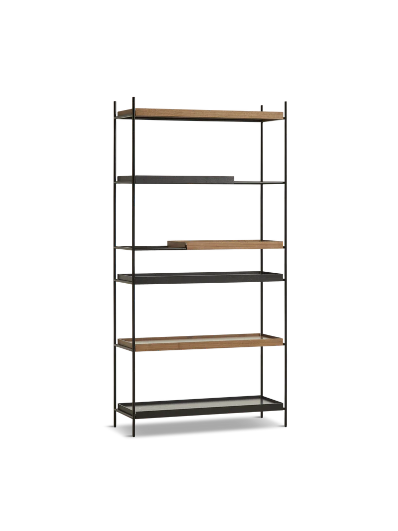 Produktbillede af WOUD TRAY REOL HØJ VALNØD STYLE 18 100 i premium kvalitet