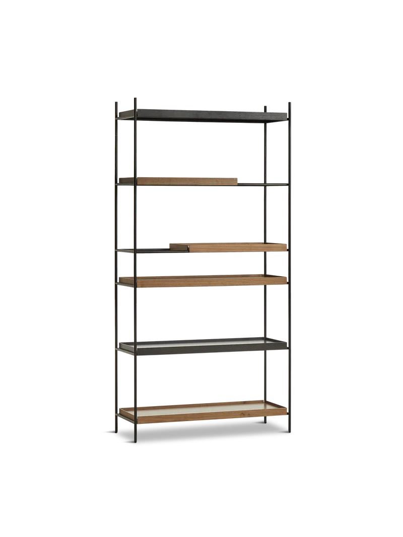 Produktbillede af WOUD TRAY REOL HØJ VALNØD STYLE 20 100 i premium kvalitet