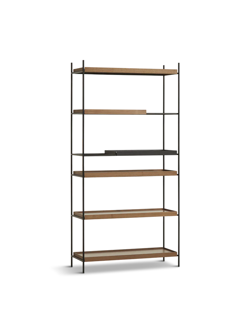 Produktbillede af WOUD TRAY REOL HØJ VALNØD STYLE 22 100 i premium kvalitet