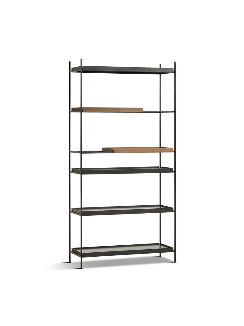 Produktbillede af WOUD TRAY REOL HØJ VALNØD STYLE 23 100 i premium kvalitet