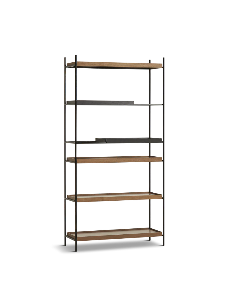 Produktbillede af WOUD TRAY REOL HØJ VALNØD STYLE 24 100 i premium kvalitet