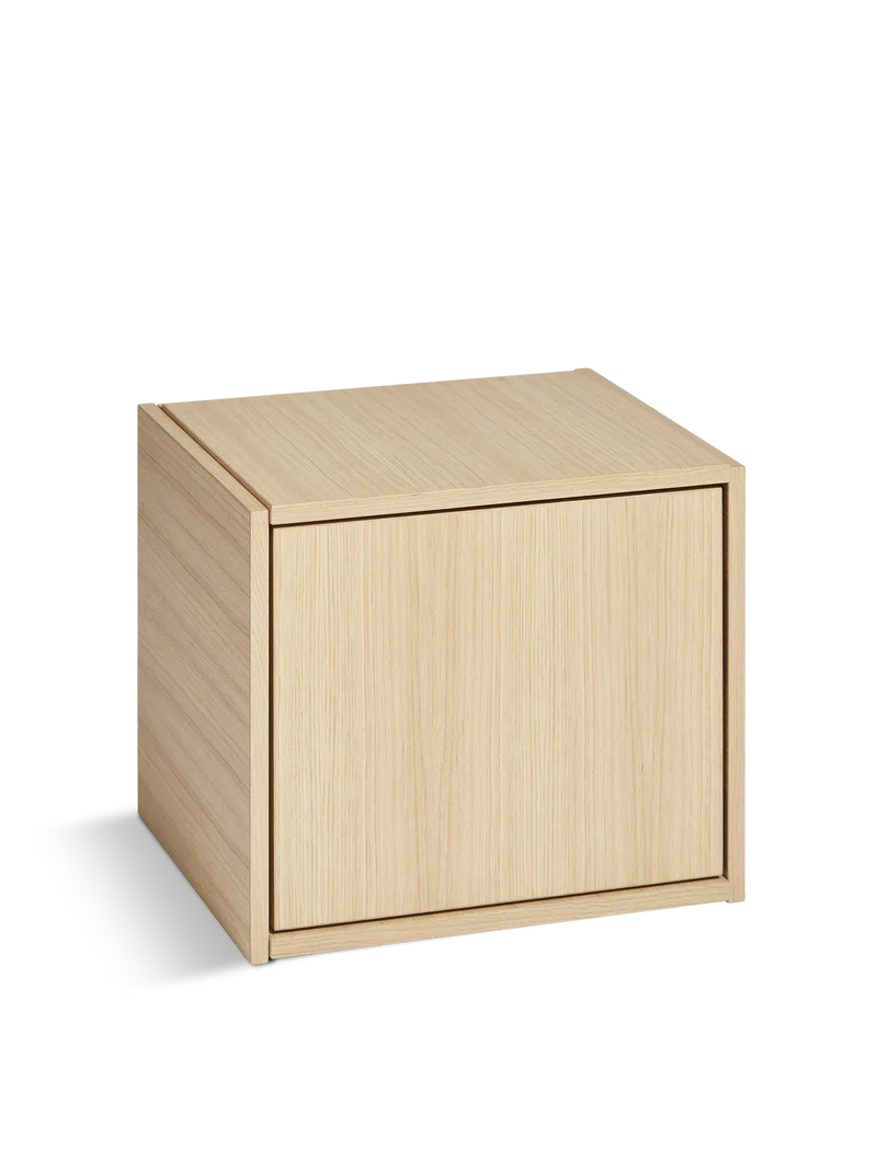 Produktbillede af WOUD BRICKS KUBE VENSTRE DØR EG 42,7 i premium kvalitet