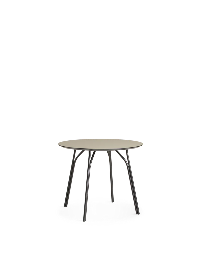 Produktbillede af WOUD TREE SPISEBORD BEIGE/SORT 90 i premium kvalitet