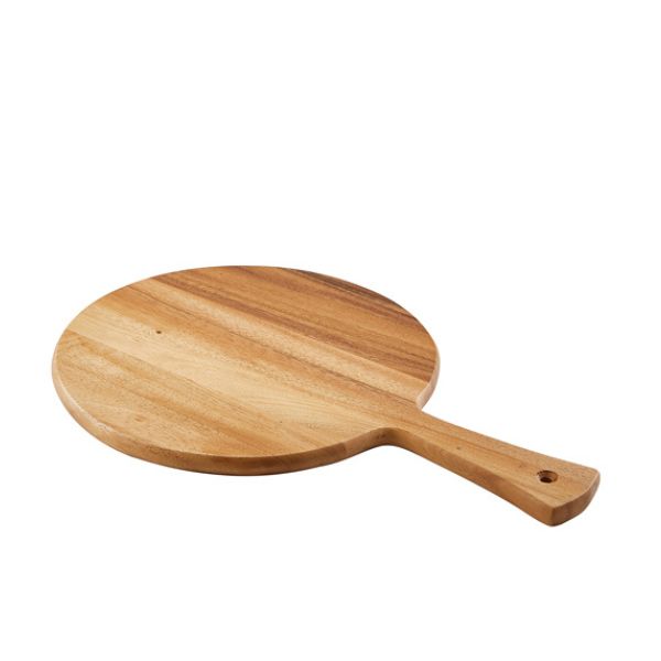 Produktbillede af Acacia Træ Pizza Paddle Fra Genware 28 Cm i Diameter på tilbud i brug